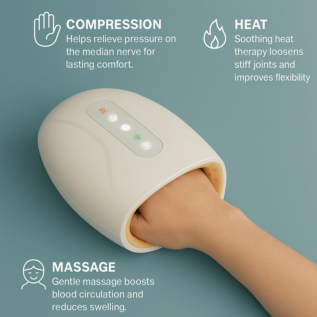NerveEase 3-in-1 Hand Massager